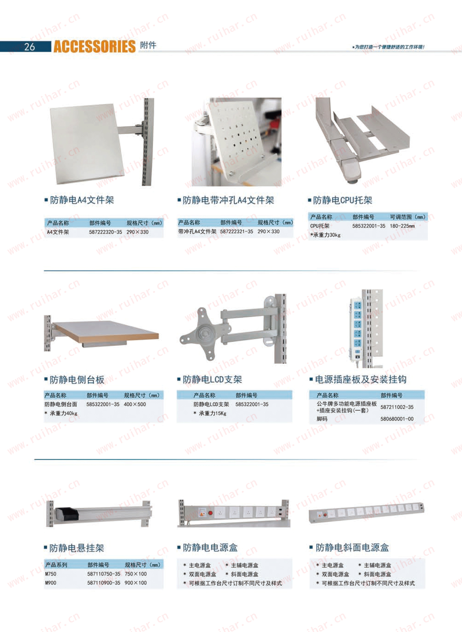防靜電工作臺,ESD工作臺,防靜電工作桌，防靜電工作臺附件，防靜電電源盒